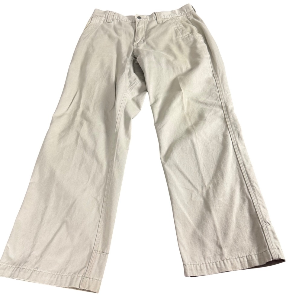 Mountain Khakis‎ Jackson Hole Wyoming Pants Mens 34x32 Tan Cotton Twill Chinos